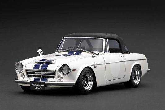 Ignition-Model Datsun Fairlady 2000 (SR311) White & Blue 1:18