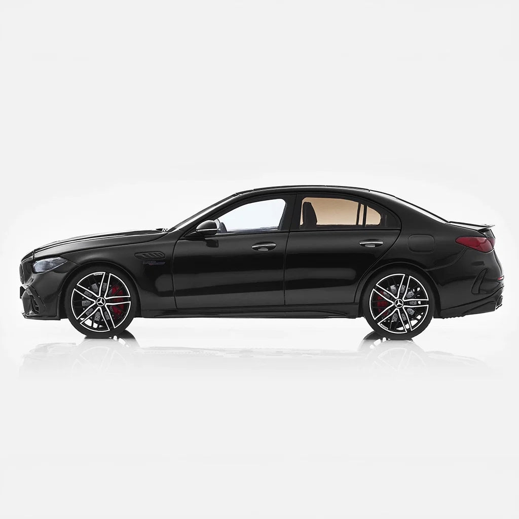 NZG Mercedes Benz C63 S AMG E Performance Sedan (W206) Obsidian Black 1:18
