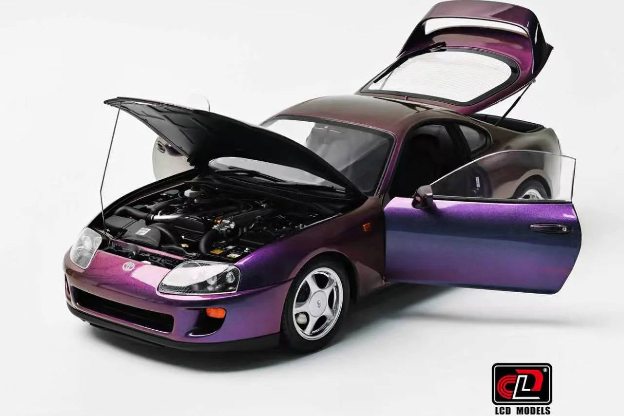 LCD Toyota Supra A80 Midnight Purple (Chameleon) 1:18