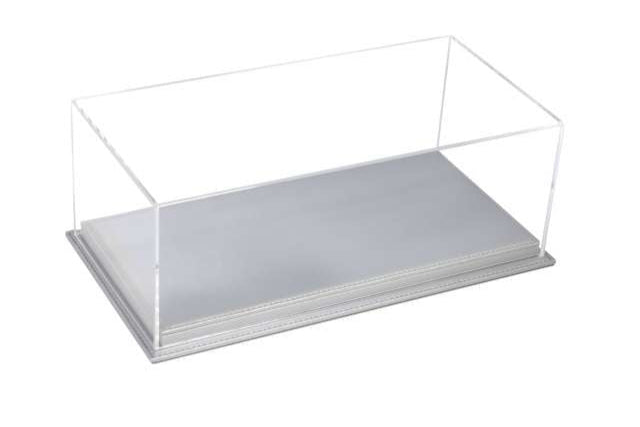 Atlantic Case Mulhouse Leather Acrylic Display Case Silver 1:12