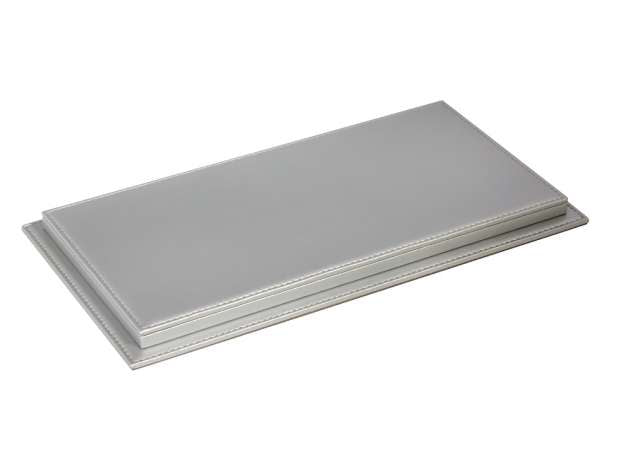 Atlantic Case Mulhouse Leather Acrylic Display Case Silver 1:12