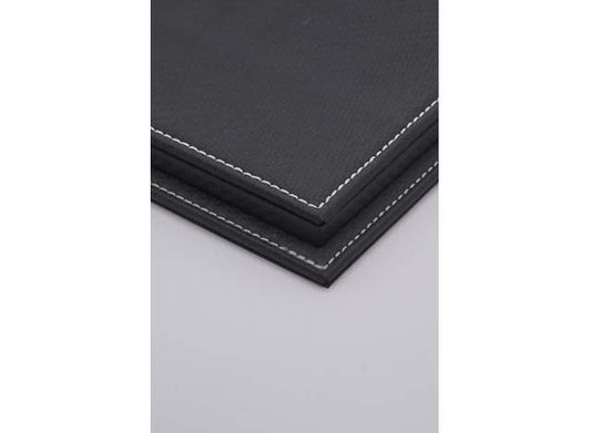 Atlantic Case Mulhouse Premium Acrylic Display Case w/ Black Carbon Leather Base w/ White Stitching 1:18