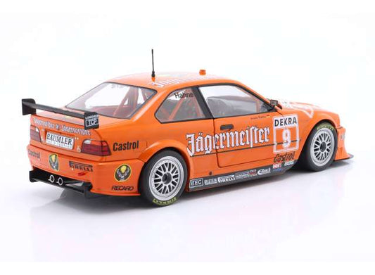 Werk83 1993 BMW M3 E36 Jagermeister Dekra No 9 DTM Season 1993 Hahne Orange 1:18