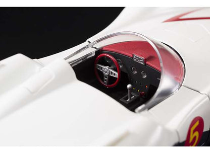 Schwyn Haas Hamilton Speed Racer #5 Mach 5 White Version 1:18
