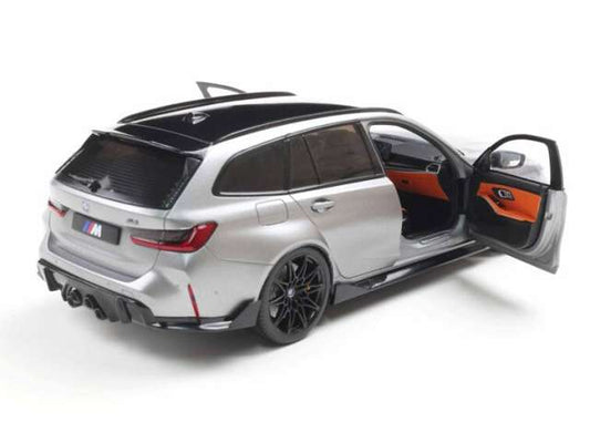 Solido 2024 BMW M3 M-Performance G81 Touring Wagon Frozen Pure Grey Metallic 1:18