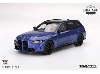 Topspeed BMW M3 Touring M (G81) Portimao Blue Metallic 1:18