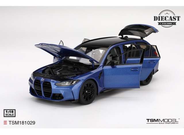 Topspeed BMW M3 Touring M (G81) Portimao Blue Metallic 1:18