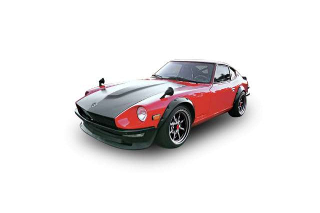 Sun-Star 1971 Nissan Datsun 240Z (S30) Coupe Red w/ Carbon Fiber Hood 1:18