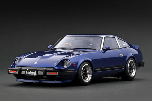 Ignition-Model Nissan Fairlady 280 Z S130 RHD Blue Metallic 1:18