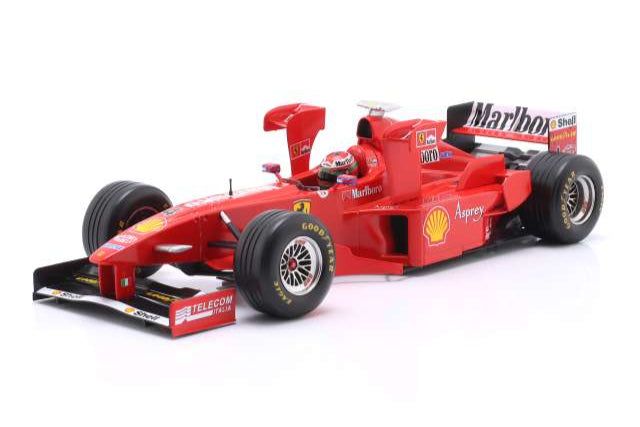 Werk83 Ferrari F1 F300 #4 w/ Tower Wings Irvine 3rd Imola GP 1998 1:18