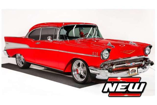 Maisto 1957 Chevrolet Bel Air Red and White 1:18