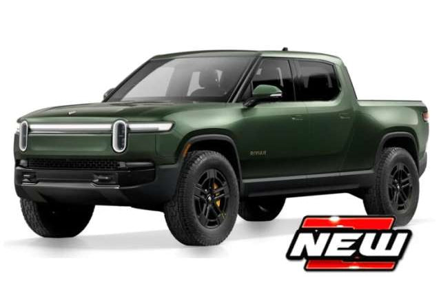 Maisto 2025 Rivian R1T Pickup Truck Green 1:18