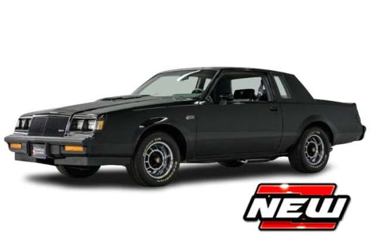 1/18 scale diecast buick grand national black maisto