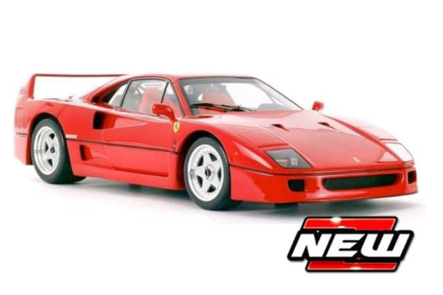 1/18 scale diecast ferrari f40 red 1987 bburago