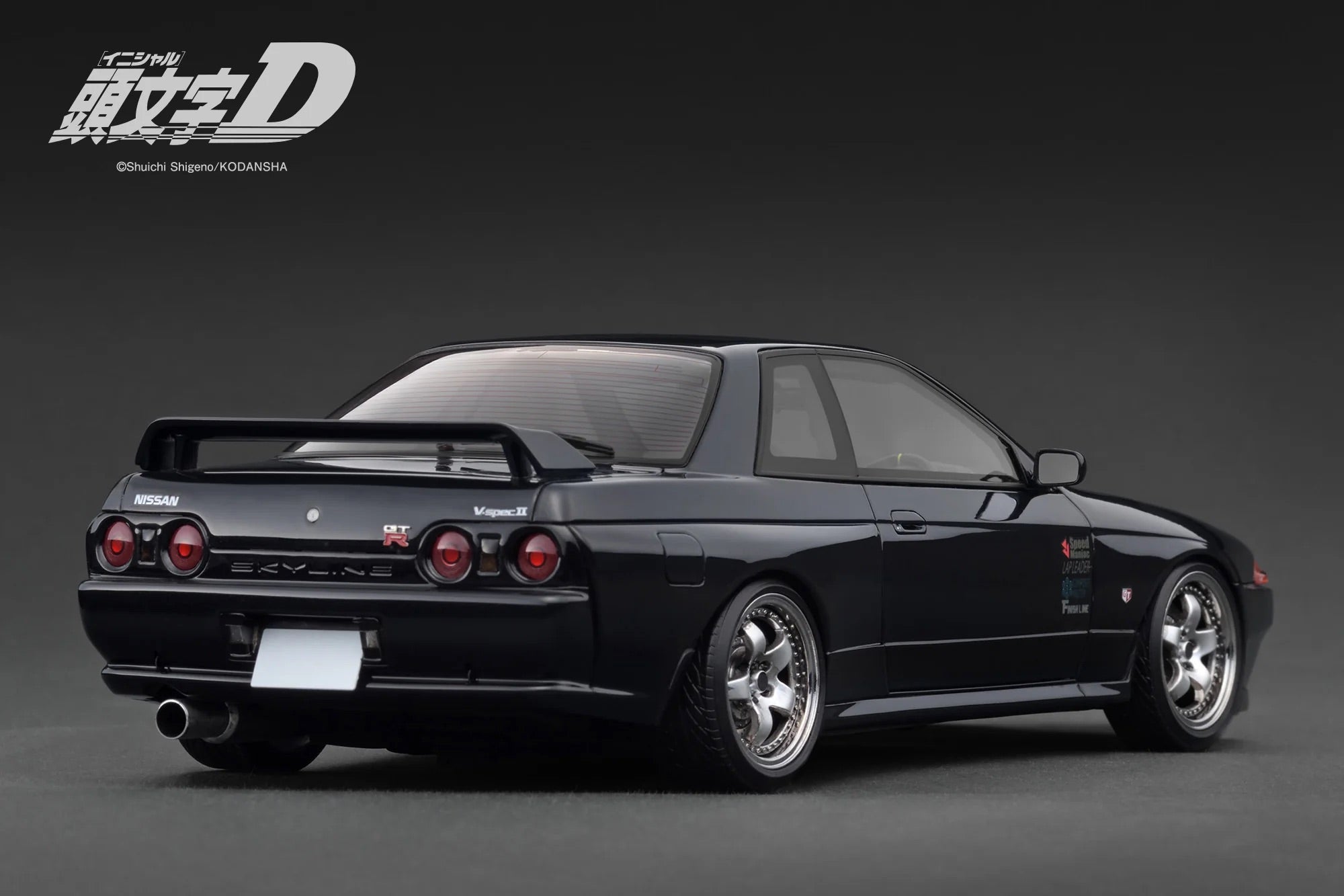 ignition model SKYLINE GT-R V-SPECⅡ ミニカー Ignition-Model Nissan Skyline GT-R R32 (BN32) V-Spec II Initial D Blac