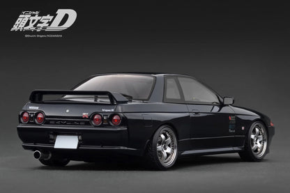 Ignition-Model Nissan Skyline GT-R R32 (BN32) V-Spec II Initial D Black 1:18