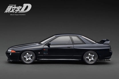 Ignition-Model Nissan Skyline GT-R R32 (BN32) V-Spec II Initial D Black 1:18