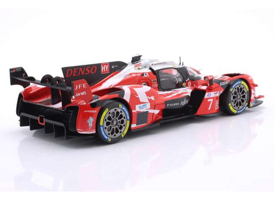 Ixo Toyota GR010 Hybrid LMDh Team Toyota Gazoo Racing #7 WEC 24hrs Le Mans 2025 Red 1:18