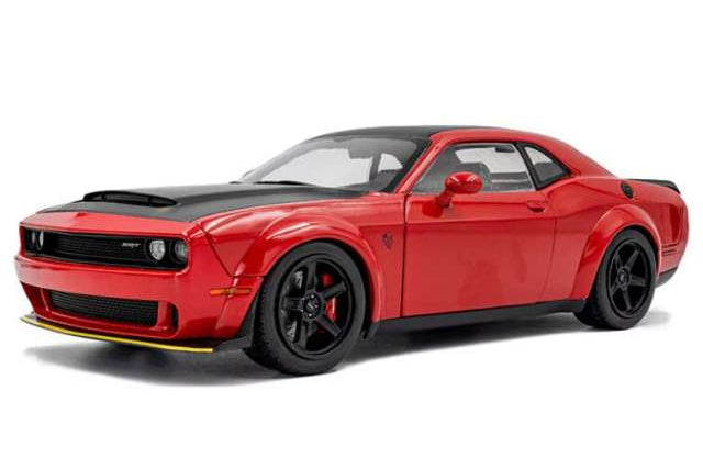 Solido 2023 Dodge Challenger SRT Demon Torred (Red) 1:18
