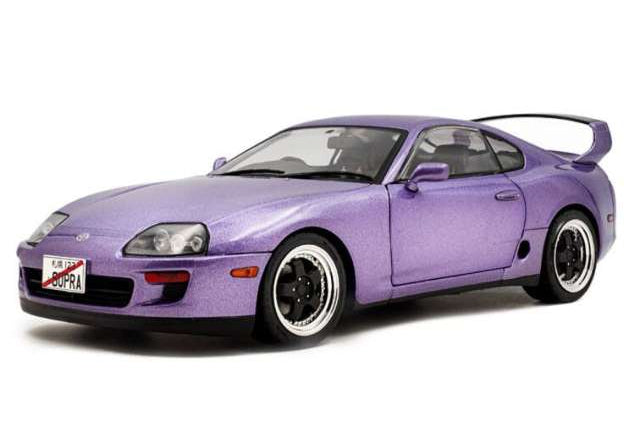 Solido 1993 Toyota Supra MK4 (A80) RHD Solido Works Purple Metallic 1:18