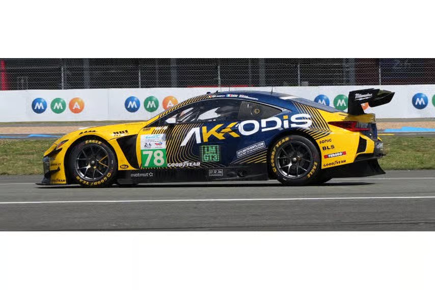 Spark-Model Lexus RC F LMGT3 #78 AKKODIS ASP 2nd Le Mans 24h 2026 1:18 WITH DISPLAY