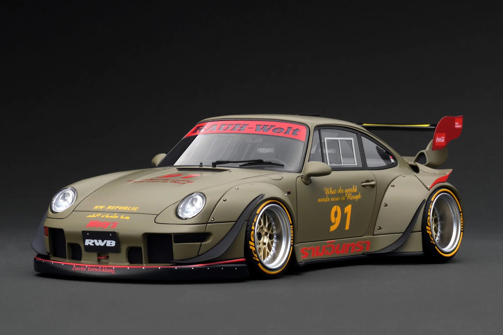 Xe Mô Hình Porsche Rauh Welt 993 Double Wing Advan 1:64 Time Micro (Và Xe Mô Hình Porsche Rauh Welt 993 Double Wing Advan 1:64 Time Micro (Và