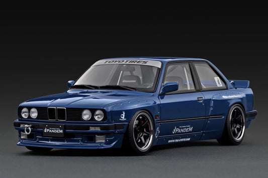Ignition-Model BMW M3 Pandem 30 (E30) Dark Blue 1:18