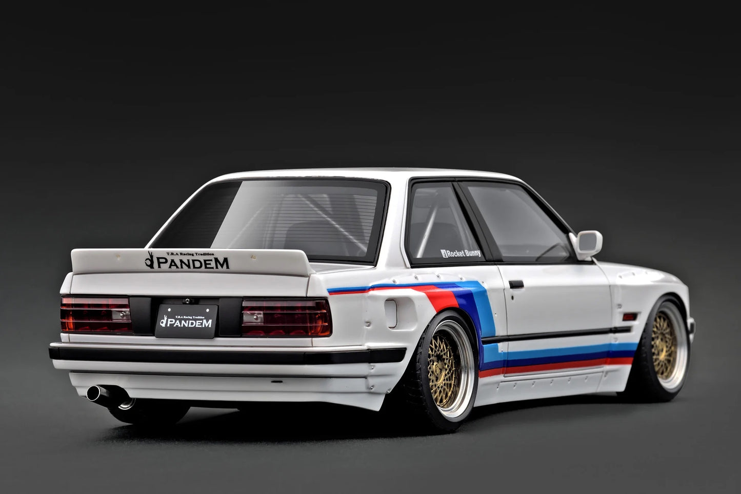 Ignition-Model BMW M3 Pandem 30 (E30) M-Design White 1:18