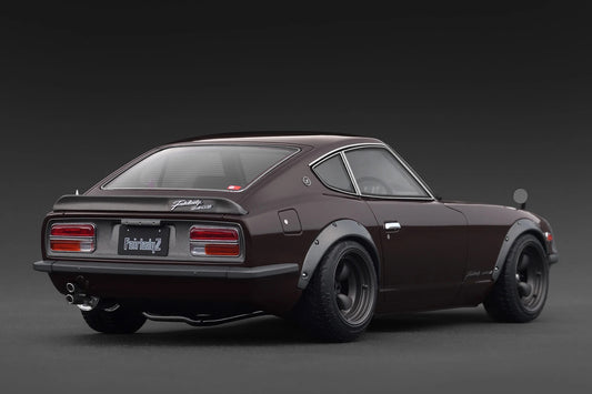 Ignition-Model Nissan Fairlady 240ZG HS30 Maroon Red Metallic 1:18