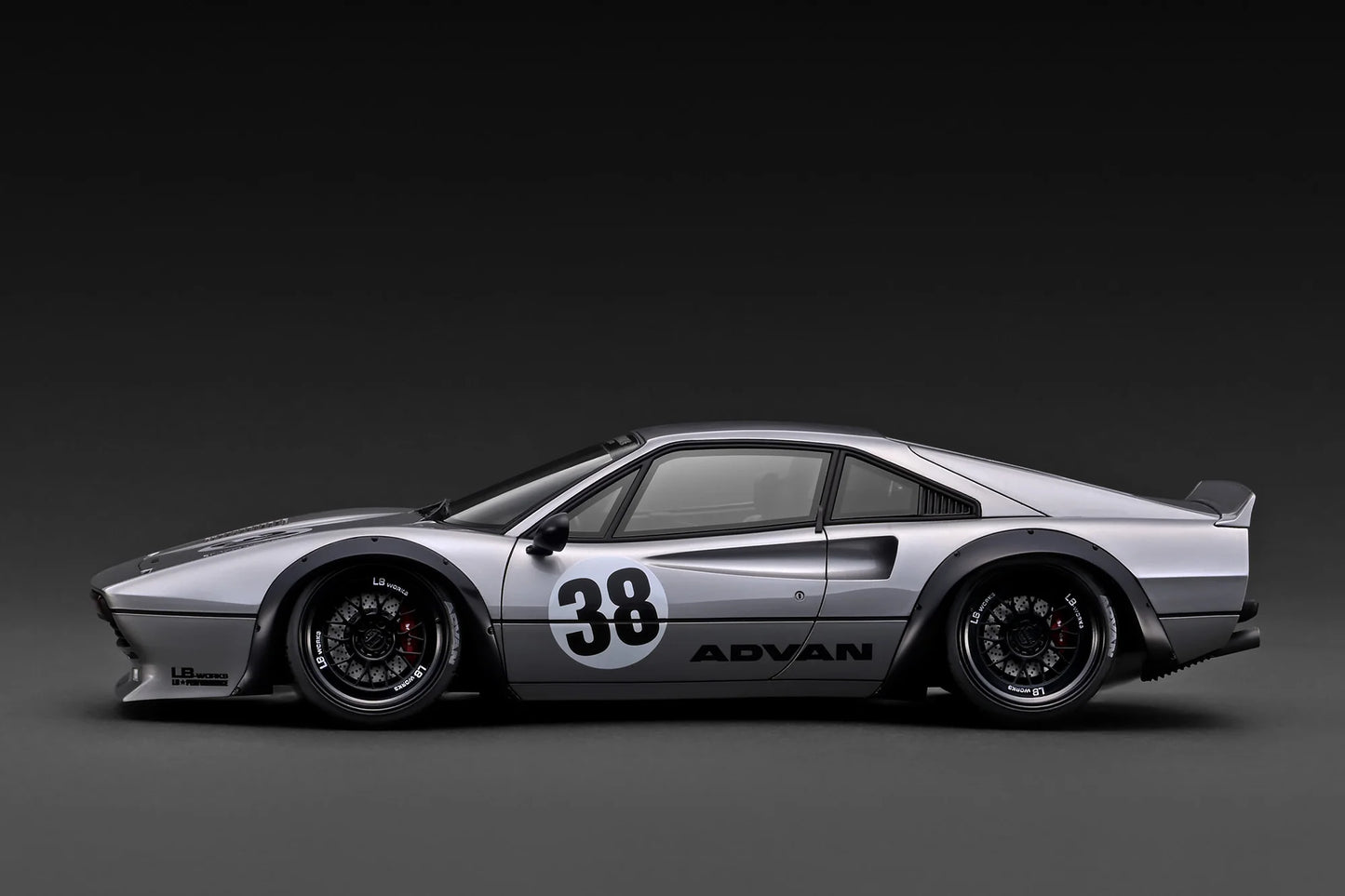 Ignition-Model Ferrari 308 LBWK LB-Works #38 Silver 1:18 – STM Diecast