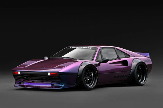 Ignition-Model Ferrari 308 LBWK LB-Works Demo Car Purple Metallic 1:18