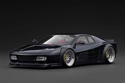Ignition-Model Ferrari Testarossa 512 LBWK LB-Works Advan Black 1:18