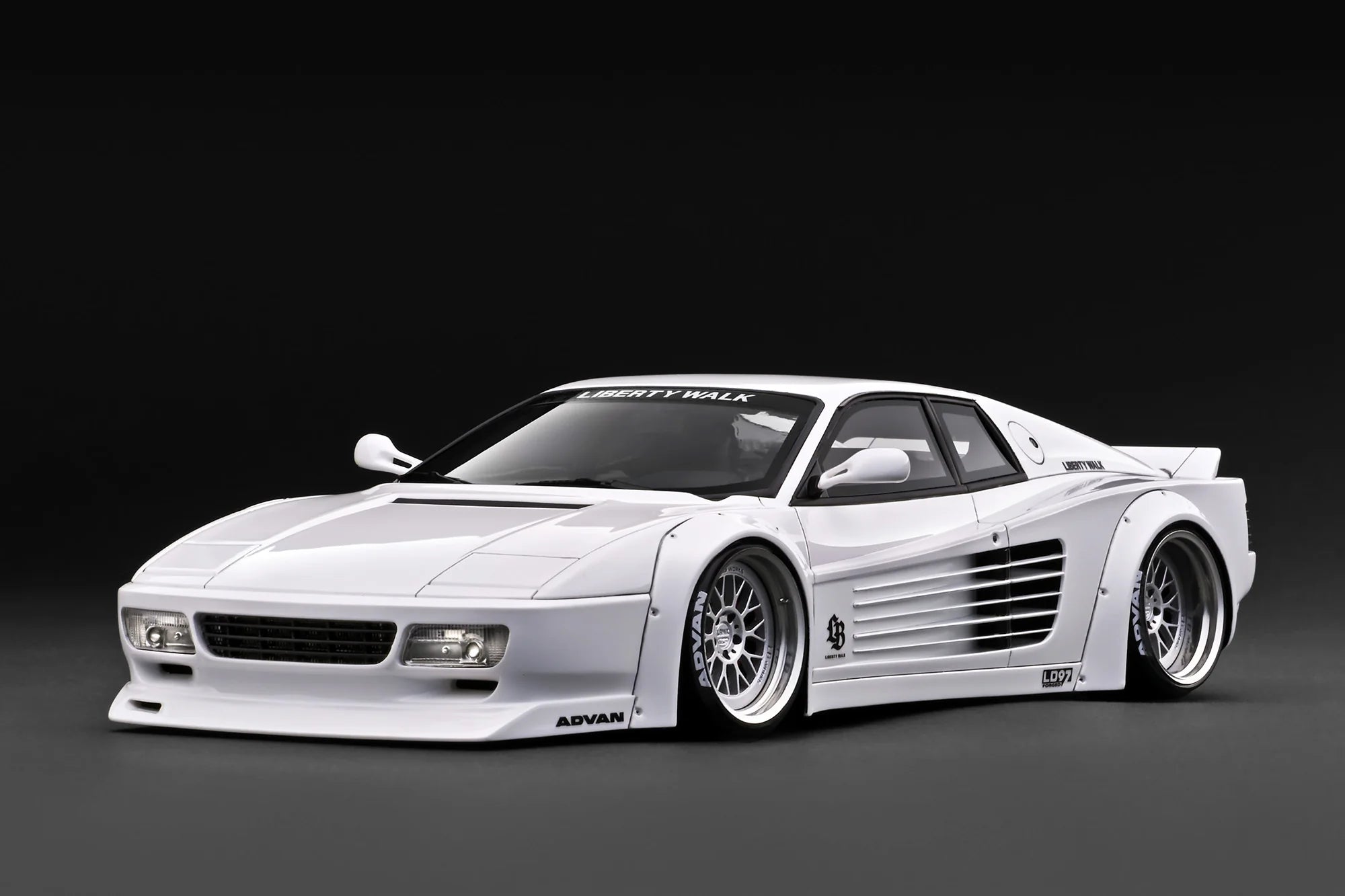 Ignition-Model Ferrari Testarossa 512 LBWK LB-Works White 1:18 – STM ...