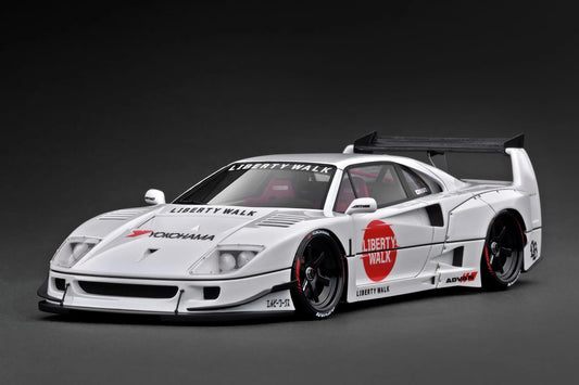 Ignition-Model 2023 Ferrari F40 LBWK LB-Works 40 Japan White 1:18