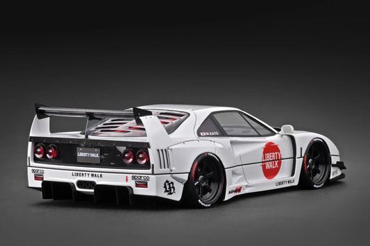 Ignition-Model 2023 Ferrari F40 LBWK LB-Works 40 Japan White 1:18