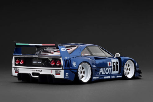 Ignition-Model Ferrari F40 LBWK LB-Works 40 Japan Blue Pilot 1:18 – STM ...