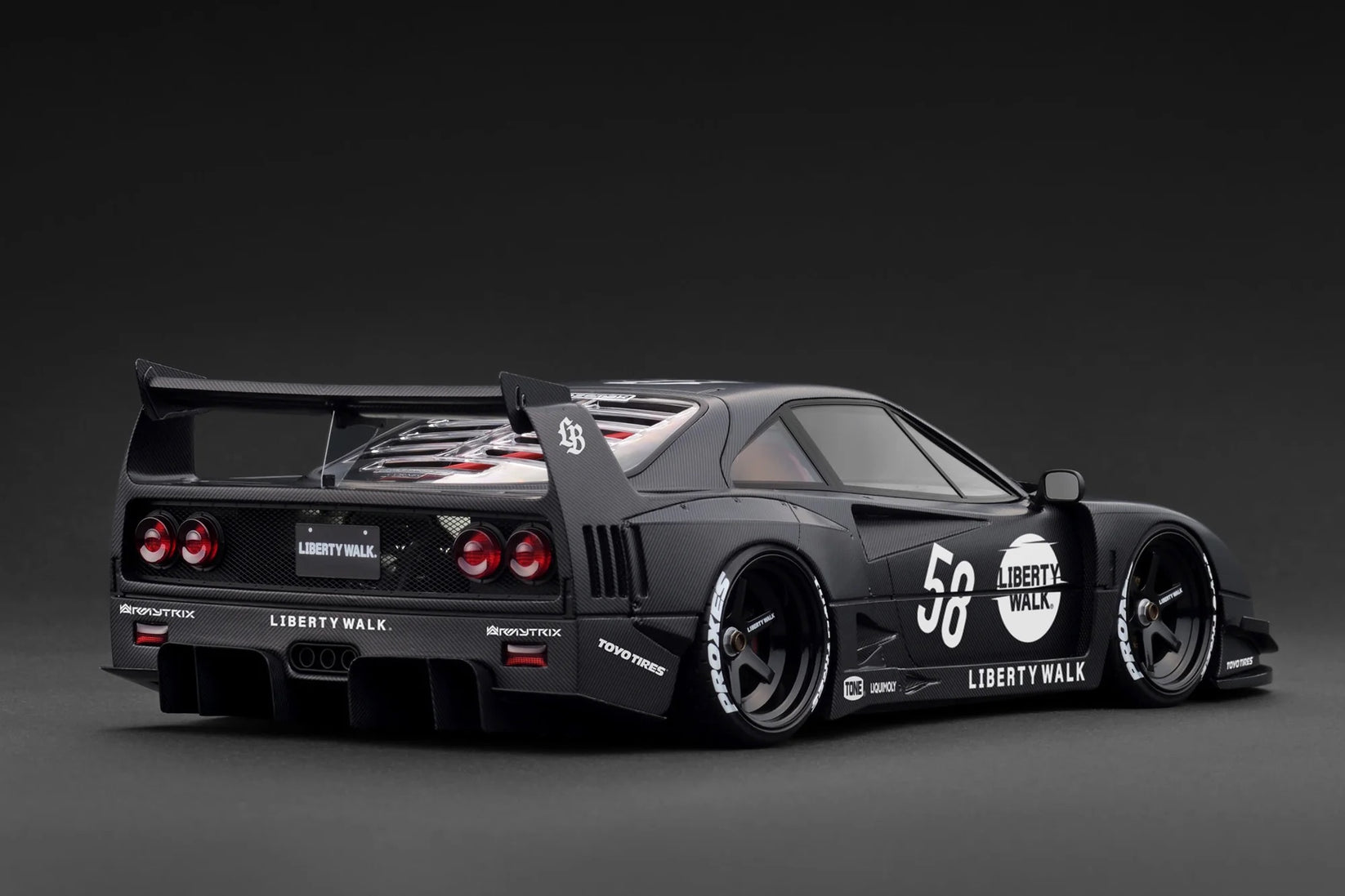 Ignition-Model Ferrari F40 LBWK LB-Works 40 Japan Full Carbon 1:18 ...