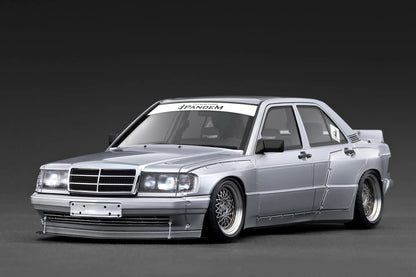 Ignition-Model Mercedes 190E Pandem Silver 1:18