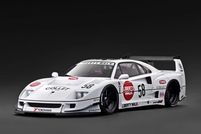 Ignition-Model 2023 Ferrari F40 LBWK LB-Works 40 #58 Japan White 1:18