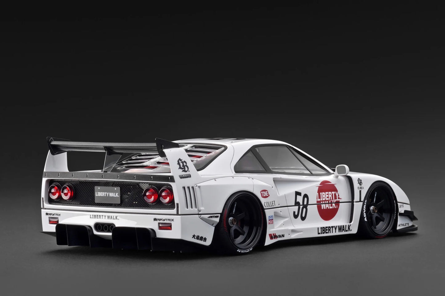 Ignition-Model 2023 Ferrari F40 LBWK LB-Works 40 #58 Japan White 1:18