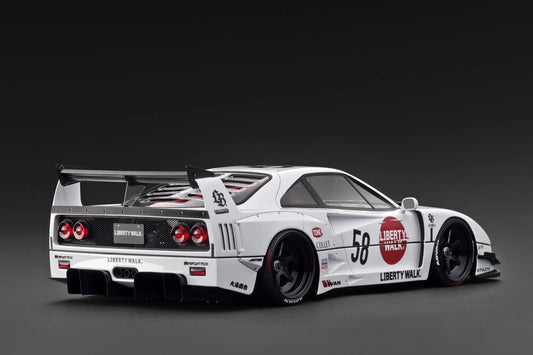 Ignition-Model 2023 Ferrari F40 LBWK LB-Works 40 #58 Japan White 1:18