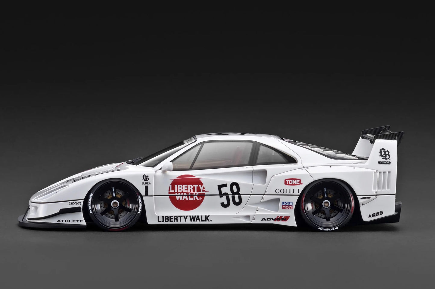 Ignition-Model 2023 Ferrari F40 LBWK LB-Works 40 #58 Japan White 1:18
