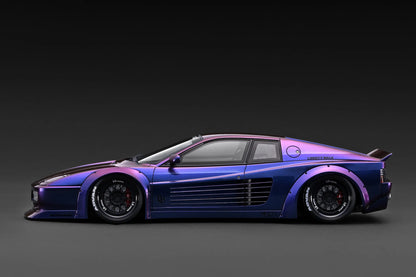 Ignition-Model Ferrari Testarossa 512 LBWK LB-Works Purple Metallic 1:18