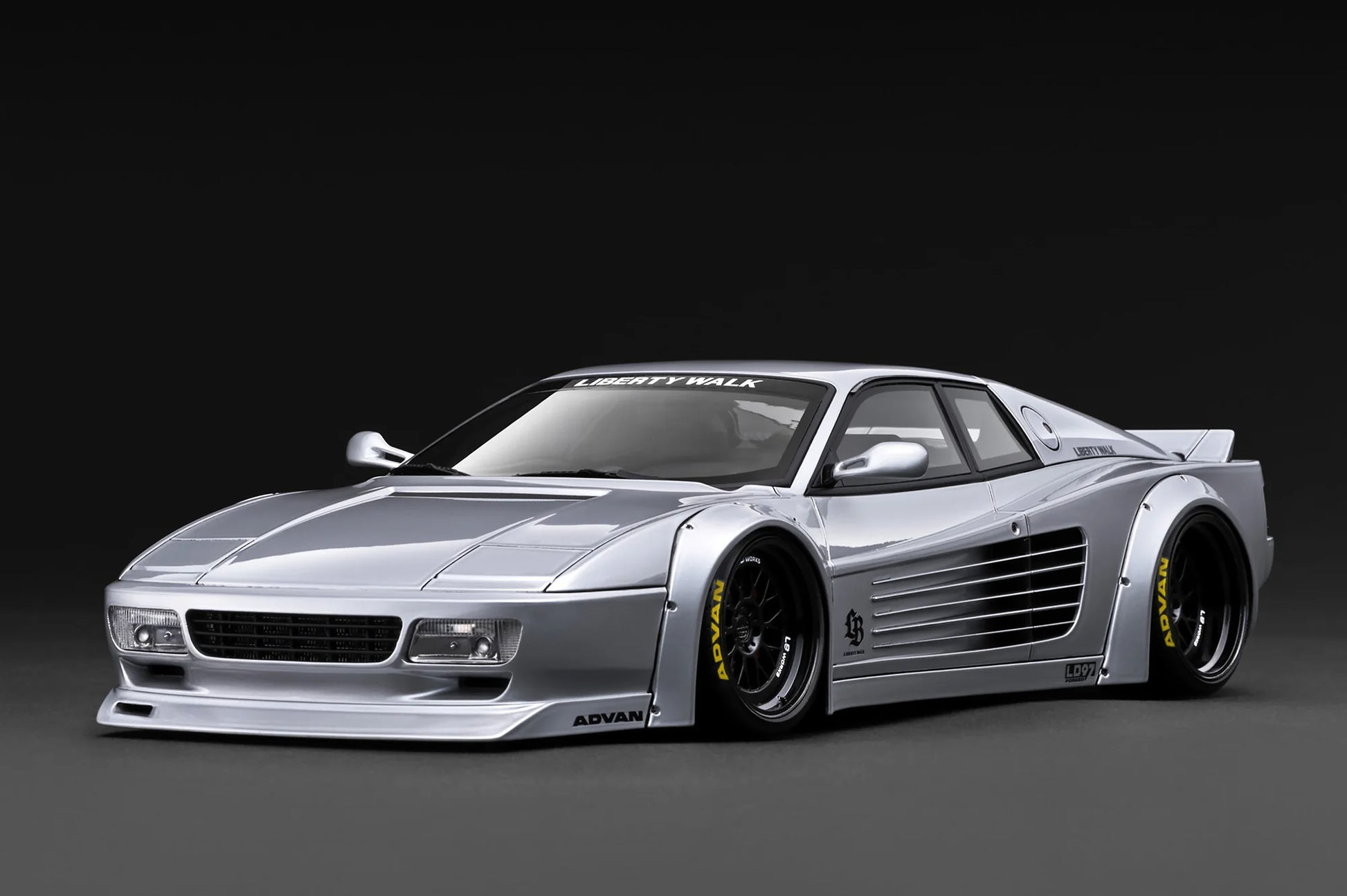 Ignition-Model Ferrari Testarossa 512 LBWK LB-Works Silver 1:18 – STM ...