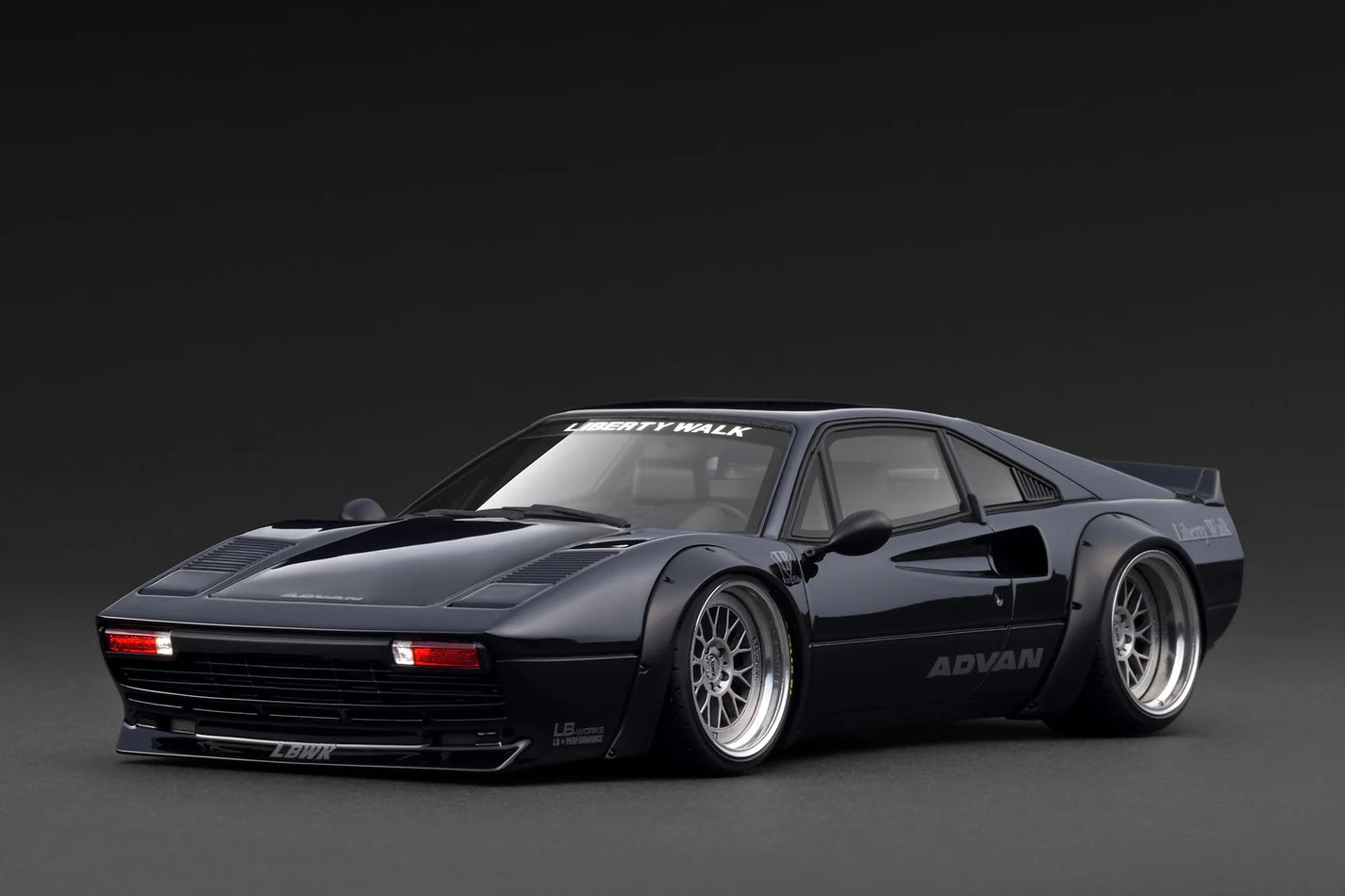 Ignition-Model Ferrari 308 LBWK LB-Works Advan Black 1:18 – STM Diecast