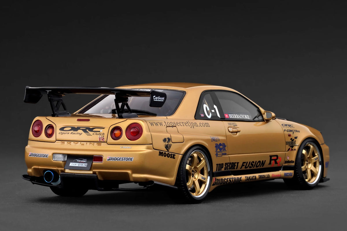 Ignition-Model Nissan Skyline GT-R R34 (BNR34) Top Secret Thailand 34G ...