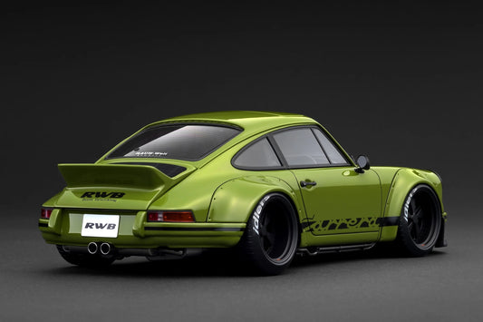 Ignition-Model Porsche 911 F Series Backdate RWB Coupe Green 1:18
