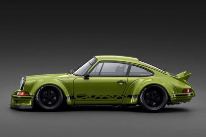 Ignition-Model Porsche 911 F Series Backdate RWB Coupe Green 1:18