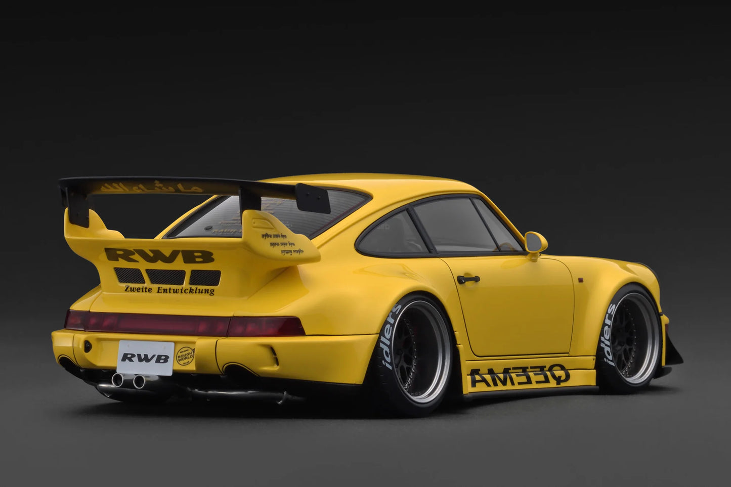 Ignition-Model Porsche 911 964 RWB "Qeema" Yellow 1:18