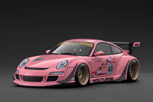 Ignition-Model Porsche 911 RWB 997 "Nocturne" Livery Pink 1:18